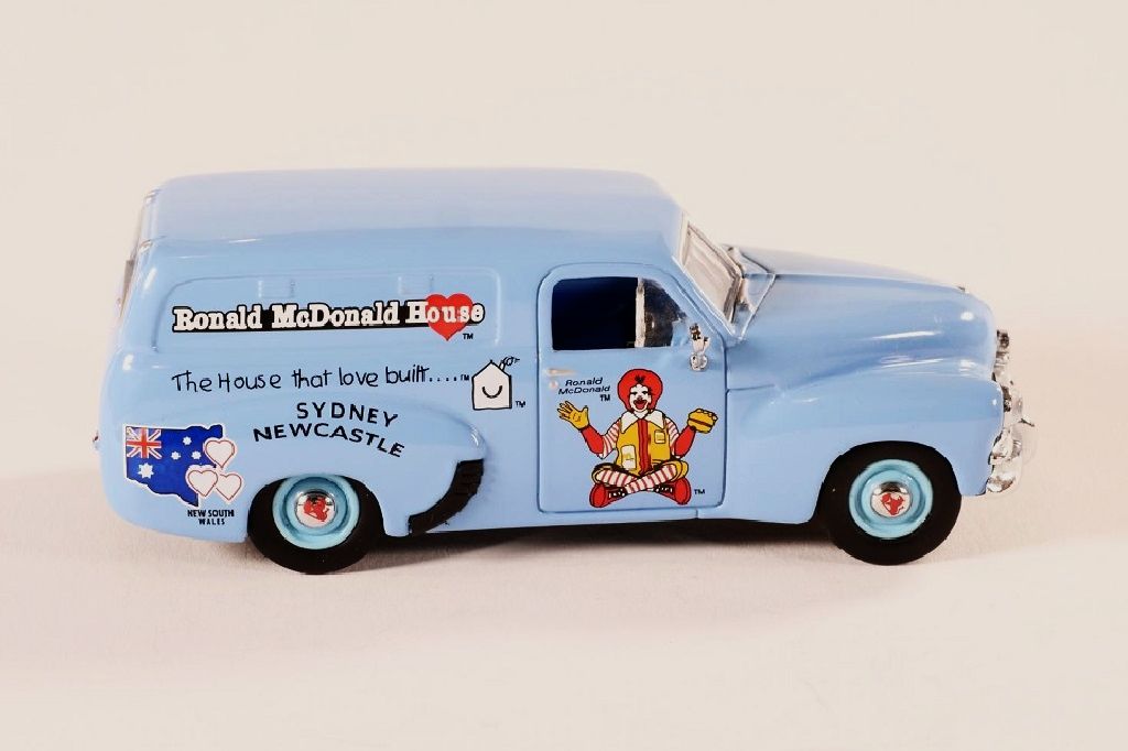 Matchbox Collectibles YCH10; 1955 Holden FJ/2104 Panel Van; Ronald McDonald House - New South Wales